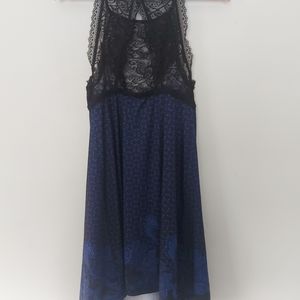 Night gown with lace top